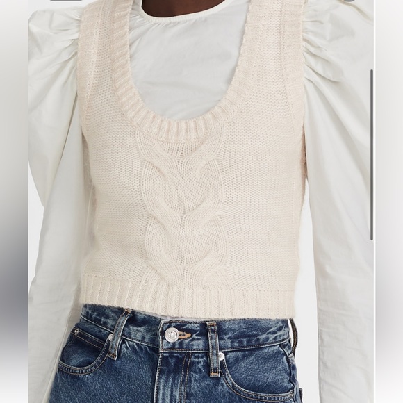 STAUD Kind Top in Ivory - size small - Picture 4 of 15
